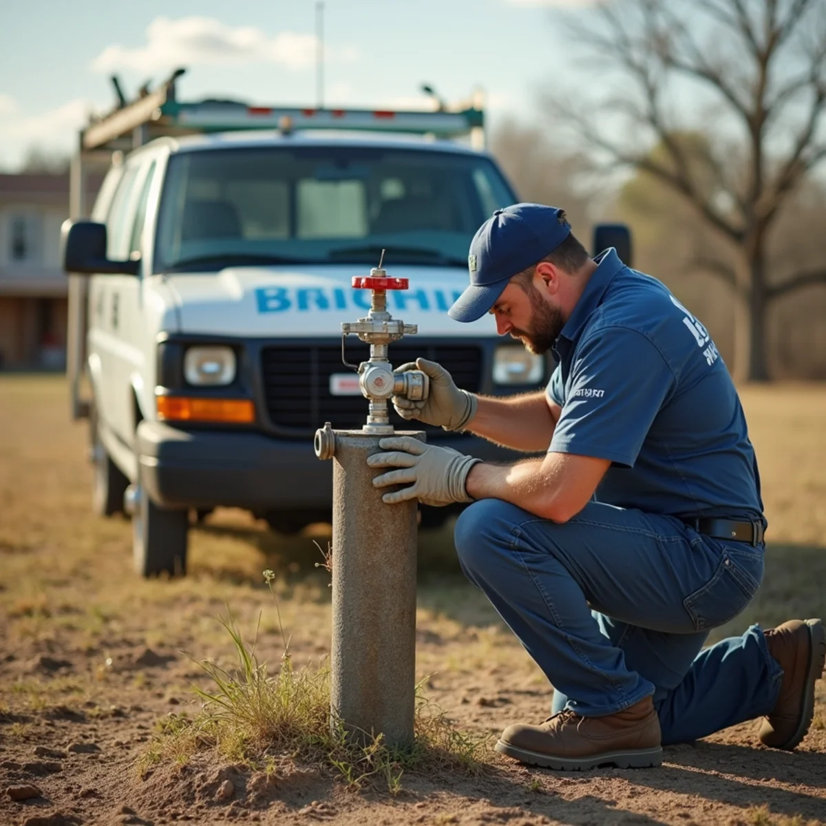 Well pressure tank and pump maintenance at a Texas Hill Country home